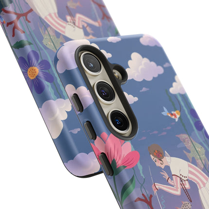 🐠🌸 The Enchanted Aquarium Garden Phone Case – Art Deco Underwater Fantasy