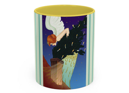 The Christmas Angel Colorful Mugs (11oz, 15oz)