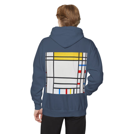 Place de la Concorde by Piet Mondrian Unisex Garment-Dyed Hoodie