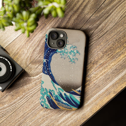 The Great Wave off Kanagawa by Katsushika Hokusai Phone Cases