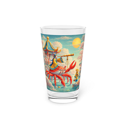 The Celestial Crab Navigator Pint Glass, 16oz