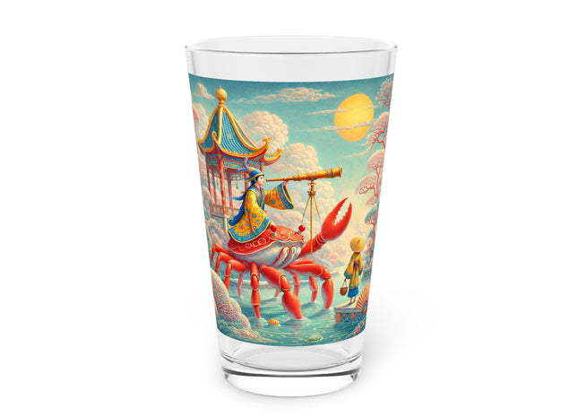The Celestial Crab Navigator Pint Glass, 16oz