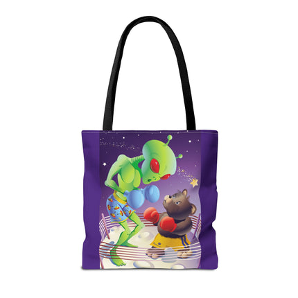 Cosmic Clash Tote Bag (AOP)