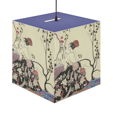 Le Grand Decolletage by George Barbier Light Cube Lamp