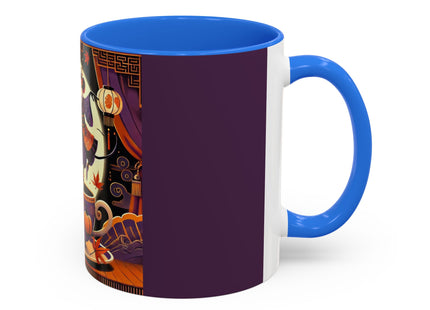 Theatrical Halloween Mice on Teacup Colorful Mugs (11oz, 15oz)