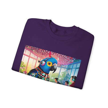 Parrot DJ Unisex Heavy Blend™ Crewneck Sweatshirt