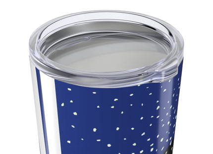 Snowman in Falling Snow Tumbler 20oz
