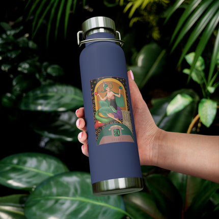 May & Emerald (from the Gem Series) by Sofia Chiostri Copper Vacuum Insulated Bottle, 22oz