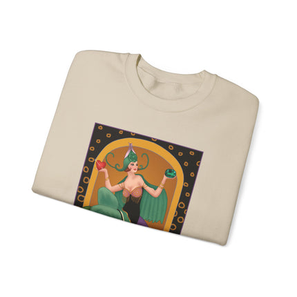 May & Emerald (from the Gem Series) by Sofia Chiostri Heavy Blend™ Crewneck Sweatshirt