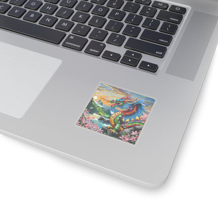 Chinese Dragon Kiss-Cut Stickers (4 Sizes)