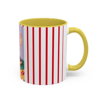 Art Deco Christmas Colorful Mugs (11oz, 15oz)