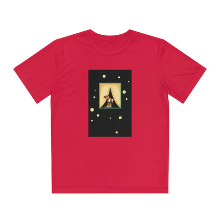 Playful Paws Youth Competitor Tee – Vintage Charm & Curious Adventure