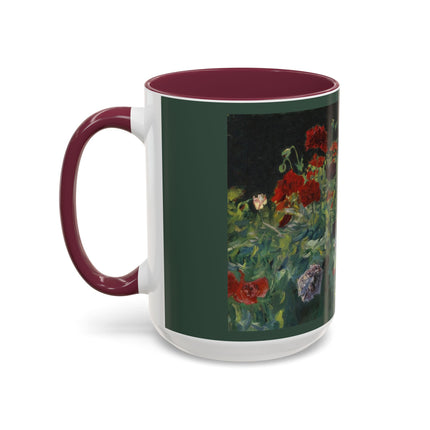 A Study of Poppies for Carnation, Lily, Lily, Rose by John Singer Sargent Colorful Mugs (11oz, 15oz)