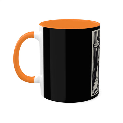 The Large Cow by Ernst Ludwig Kirchner Colorful Mugs, 11oz