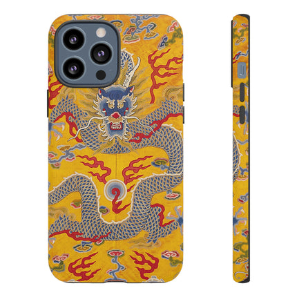 Majestic Dragon Regalia – Imperial 12-Symbol Robe Phone Cases