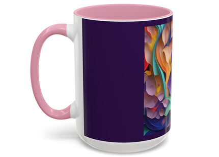 The Elegant Iris Flower Colorful Mugs (11oz, 15oz)