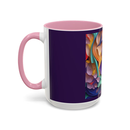 The Elegant Iris Flower Colorful Mugs (11oz, 15oz)