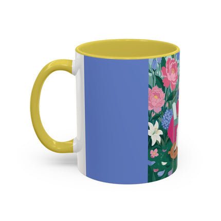 The Ladies Of The Blossoming Vanity Colorful Mugs – Art Deco Floral Elegance