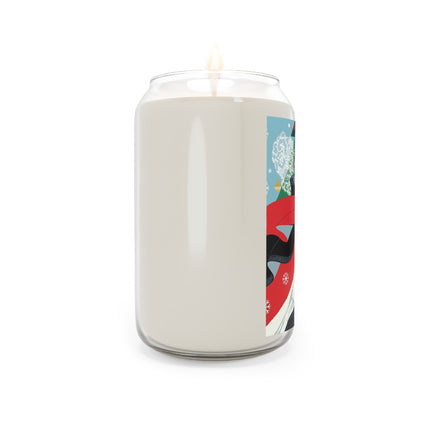 ❤️ The Lady Of The Crimson Scarf Scented Soy Candle – Art Deco Christmas Elegance