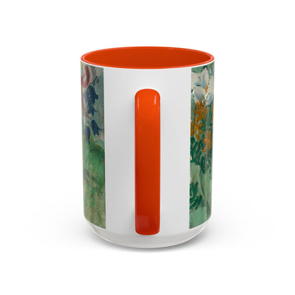 Flowers by August Babberger Colorful Mugs (11oz, 15oz)