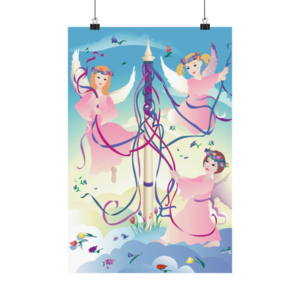 Angelic Revelry Premium Matte Vertical Posters