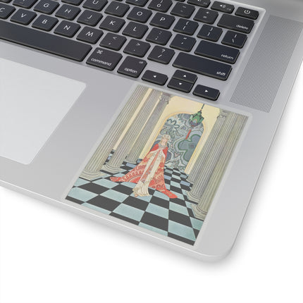 Cadmus Beheld a Female Figure by Virginia Frances Sterrett Kiss-Cut Stickers (4 Sizes)