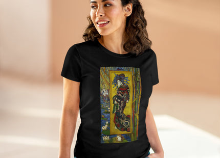 Courtesan (after Eisen) by Vincent van Gogh Women's Midweight Cotton Tee