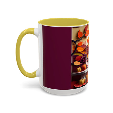 Shih Tzu at an Autumn Colorful Mugs (11oz, 15oz)