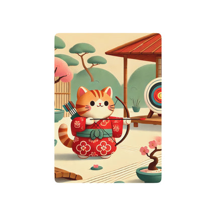 Archer Kitten in the Zen Garden Playing Cards