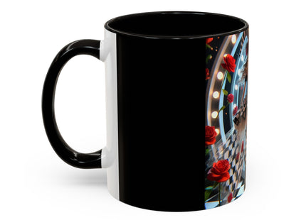 Halloween Witch Through the Mirror Colorful Mugs (11oz, 15oz)