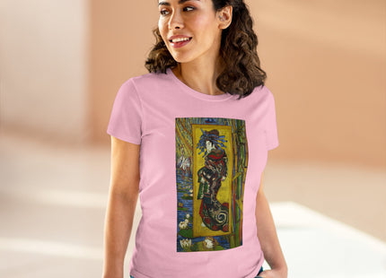 Courtesan (after Eisen) by Vincent van Gogh Women's Midweight Cotton Tee