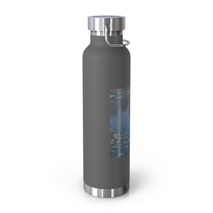Water Lilies by Claude Monet Copper Vacuum Insulated Bottle, 22oz