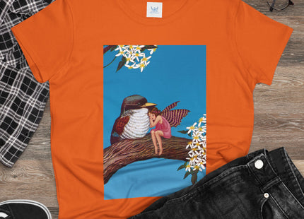 Magnolia Fairy and the Woodland Bird Cotton Tee