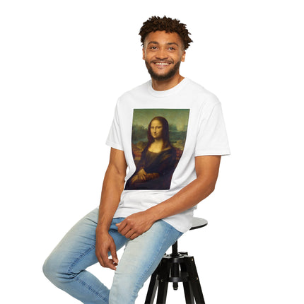 Mona Lisa by Leonardo da Vinci Unisex Garment-Dyed T-shirt