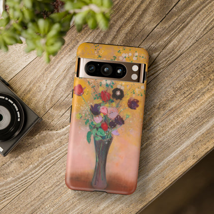 Vase of Flowers by Odilon Redon Phone Cases