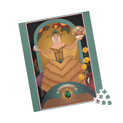 June & Pearl, Alexandrite (from the Gem Series) by Sofia Chiostri Puzzle (110, 252, 500-Piece)