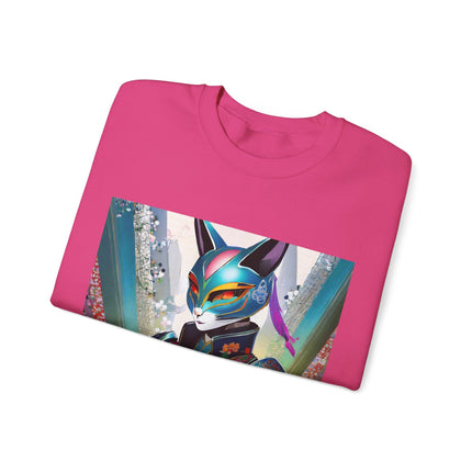 Cyberpunk Chic Unisex Heavy Blend™ Crewneck Sweatshirt