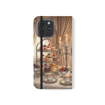 🍓🐱 The Patisserie Kitten Flip Case – Sweet Charm & Storybook Delight