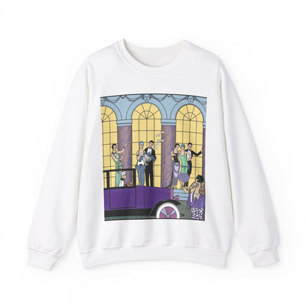 Au Revoir by George Barbier Heavy Blend™ Crewneck Sweatshirt