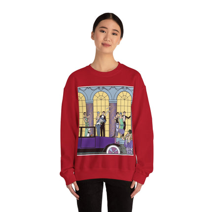 Au Revoir by George Barbier Heavy Blend™ Crewneck Sweatshirt