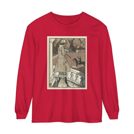 Amazone by Fernand Siméon Unisex Garment-dyed Long Sleeve T-Shirt