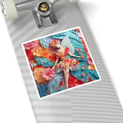 Hibiscus Fairy Kiss-Cut Stickers (4 Sizes)