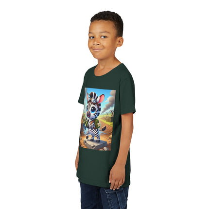 Zebra Lookout Youth Short Sleeve Tee