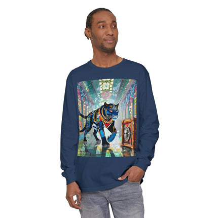 Cyber Panther's Hunt Long Sleeve T-Shirt
