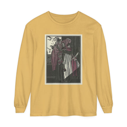 L’écran by Fernand Siméon Garment-dyed Long Sleeve T-Shirt