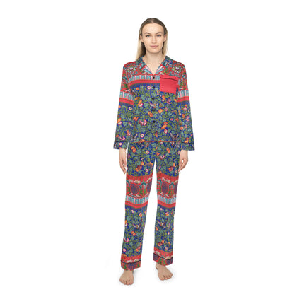 Chinese Ornament by Owen Jones Women's Satin Pajamas (AOP)