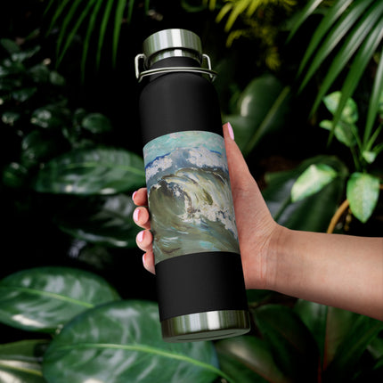 The Wave by Karl Hagemeister Copper Vacuum Insulated Bottle, 22oz