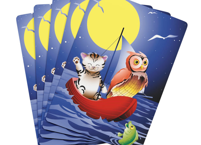 Embarking on a Moonlit Journey Playing Cards