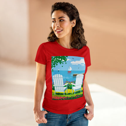 Tranquil Retreat Women's Midweight Cotton Tee