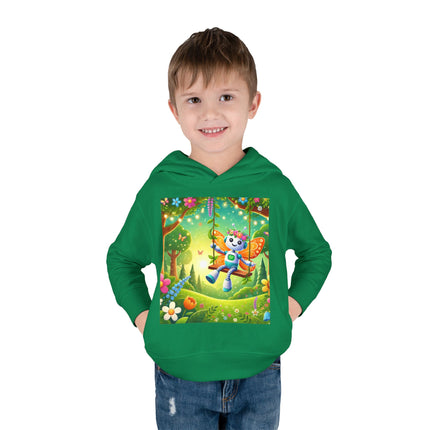 Robot Fairy Toddler Pullover Fleece Hoodie